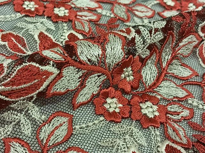 平和屋着物▽道行コート　スリーシーズン　春夏秋　塵除け　草花文　AABL0525jh