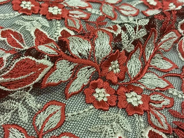 平和屋着物▽道行コート　スリーシーズン　春夏秋　塵除け　草花文　AABL0525jh