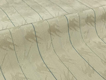 平和屋着物▽米沢　白根沢　紬　単衣　もじり織　綟子織　飛鳥文　正絹　逸品　AABL0528jh