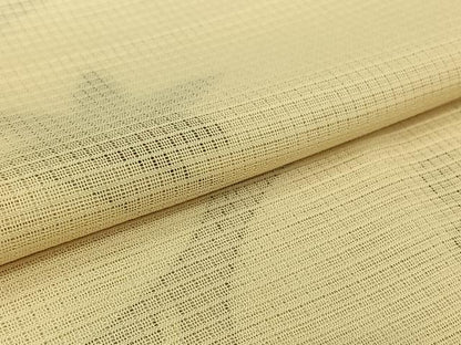 平和屋着物▽訪問着　無双　紗袷　紗×絽　竜田川文　正絹　逸品　AABL0541jh