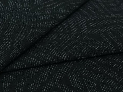 平和屋着物▽上質な紬　単衣　幾何学文様　正絹　逸品　AABL0551jh