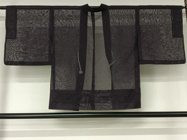 平和屋着物▽羽織　スリーシーズン　春夏秋　塵除け　芝文　正絹　逸品　AABL0553jh
