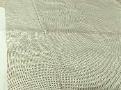 平和屋着物▽男性　本場大島紬　白大島　単衣　7マルキ　正絹　逸品　AABL0560jh