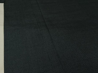 平和屋着物▽男性　本塩沢　単衣　110亀甲　総詰め　正絹　逸品　AABL0562jh