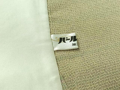 平和屋着物▽本塩沢　やまだ織　訪問着　染色作家　桐村博　単衣　霞文　暈し染め　正絹　逸品　AABL0573jh