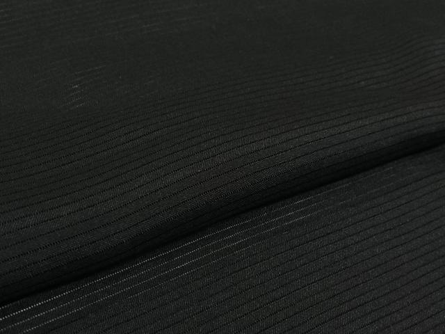 平和屋着物▽男性　黒紋付　羽織　正絹　逸品　未使用　AABL0581jh