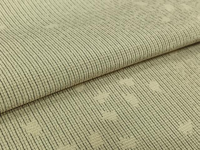 平和屋着物▽訪問着　本塩沢　単衣　舞花文　正絹　逸品　AABL0588jh