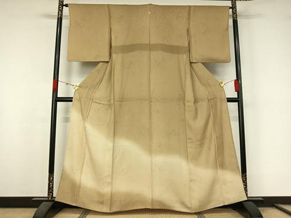 平和屋着物▽訪問着　無双　紗袷　紗×絽　手描き　吹き寄せ文　暈し染め　正絹　逸品　AABL0594jh