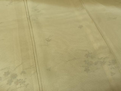 平和屋着物▽訪問着　無双　紗袷　紗×絽　手描き　吹き寄せ文　暈し染め　正絹　逸品　AABL0594jh
