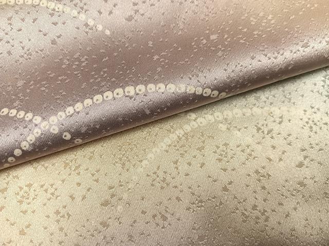 平和屋着物●上質な小紋　芝　暈し染め　正絹　逸品　AABL0601ph