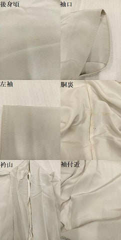 平和屋着物●色留訪問着　作家物　花鳥文　暈し染め　正絹　逸品　AABL0607ph