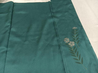 平和屋着物●訪問着　枝花文　暈し染め　金銀彩　正絹　逸品　未使用　AABL0618ph
