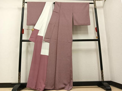 平和屋着物●江戸小紋　鮫小紋柄　正絹　逸品　AABL0623ph