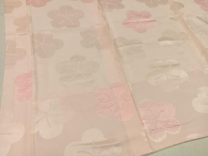 平和屋着物●振袖用長襦袢　袷　絞り　梅　正絹　逸品　AABL0624ph