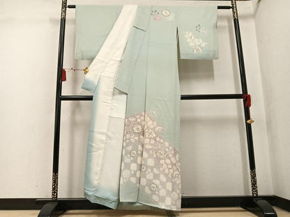 平和屋着物●訪問着　辻が花　絞り　正絹　逸品　AABL0629ph