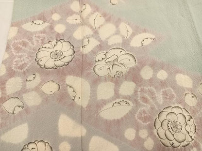 平和屋着物●訪問着　辻が花　絞り　正絹　逸品　AABL0629ph
