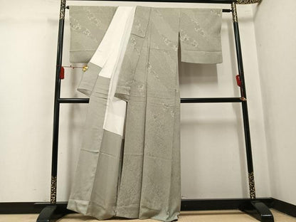 平和屋着物●上質な小紋　辻が花地紋　正絹　逸品　AABL0639ph
