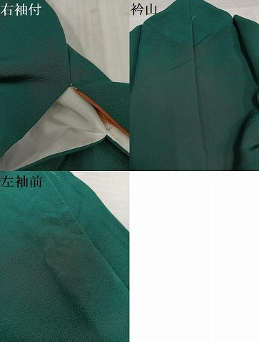 平和屋着物●豪華振袖　色無地　虫襖色　正絹　逸品　AABL0650ph