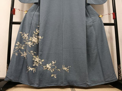平和屋着物●訪問着　作家物　紫陽花　金彩　正絹　逸品　AABL0662ph