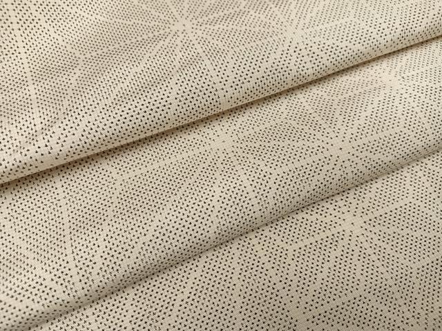 平和屋着物●本場大島紬　白大島　9マルキ　麻の葉文様　正絹　逸品　AABL0671ph