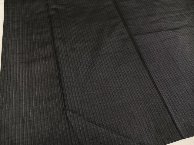 平和屋着物●男性　紬　格子　正絹　逸品　AABL0678ph