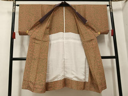 平和屋着物●長襦袢　無双仕立て　霞文　正絹　逸品　AABL0684ph