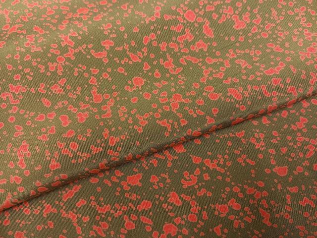 平和屋着物●長襦袢　無双仕立て　霞文　正絹　逸品　AABL0684ph