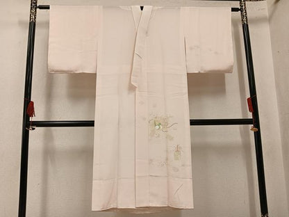 平和屋着物●長襦袢　無双仕立て　龍　絵馬　お守り　正絹　逸品　AABL0689ph