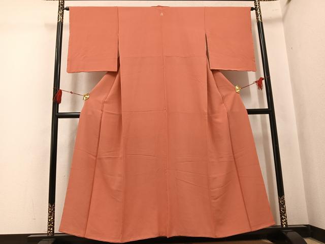 平和屋着物●上質な色無地　東雲色　正絹　逸品　AABL0693ph
