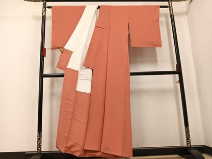 平和屋着物●上質な色無地　東雲色　正絹　逸品　AABL0693ph