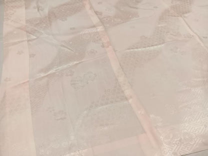 平和屋着物●振袖用長襦袢　無双仕立て　鈴桜地紋　暈し染め　正絹　逸品　AABL0696ph