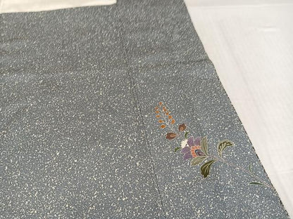 平和屋着物●訪問着　更紗文　暈し染め　金彩　正絹　逸品　AABL0700ph