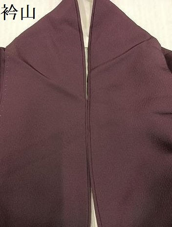 平和屋着物●上質な色無地　濃色　正絹　逸品　AABL0702ph