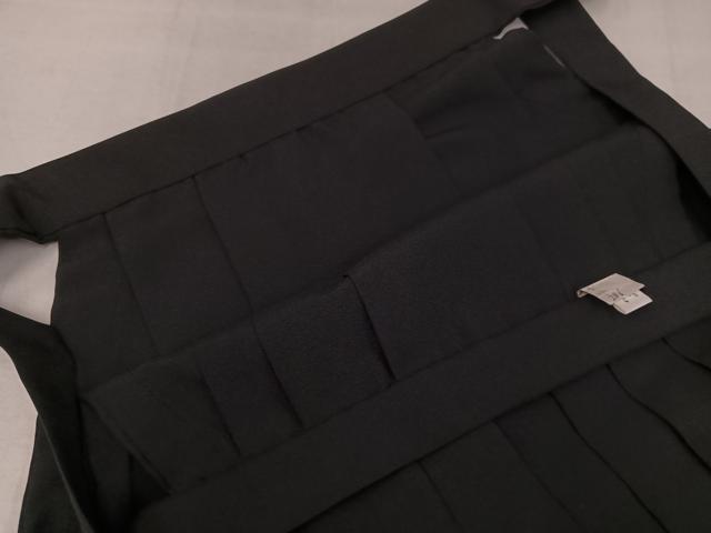 平和屋着物●女性　行灯袴　黒地　洗える着物　AABL0708ph