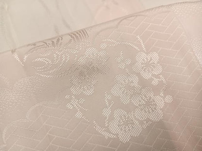 平和屋着物●振袖用長襦袢　袷　草花地紋　暈し染め　正絹　逸品　AABL0713ph
