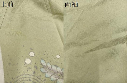 平和屋着物●訪問着　辻が花　絞り　暈し染め　正絹　逸品　AABL0723ph
