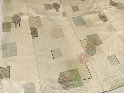 平和屋着物●上質な小紋　陶器　正絹　逸品　AABL0727ph