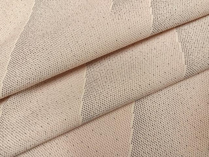 平和屋着物●本塩沢　斜縞　正絹　逸品　未使用　AABL0756ph