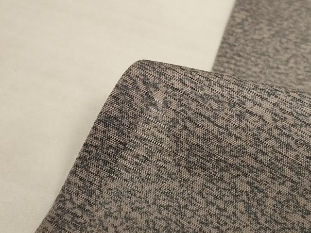 平和屋着物＊夏物　訪問着　絽　蔦の葉色紙花鳥文　暈し染め　金彩　正絹　逸品　AABL0761jd