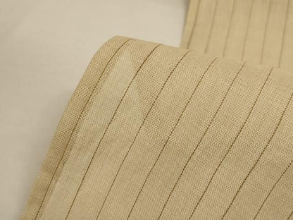 平和屋着物＊夏物　本場小千谷ちぢみ　縞　麻　逸品　AABL0765jd