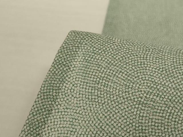 平和屋着物＊夏物　江戸小紋　絽　鮫小紋柄　両面染　さんび謹製　洗える着物　AABL0769jd