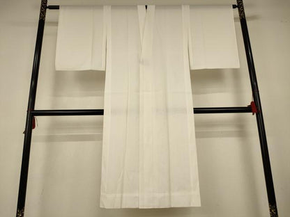平和屋着物＊夏物　長襦袢　絽　白色　洗える着物　AABL0781jd