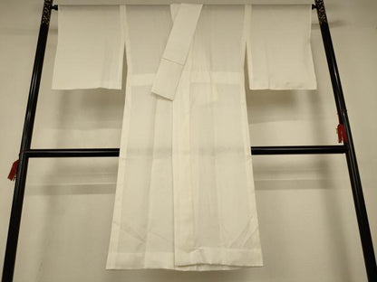 平和屋着物＊夏物　長襦袢　絽　生成り色　正絹　逸品　AABL0783jd