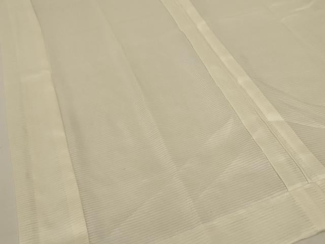 平和屋着物＊夏物　長襦袢　絽　生成り色　正絹　逸品　AABL0783jd