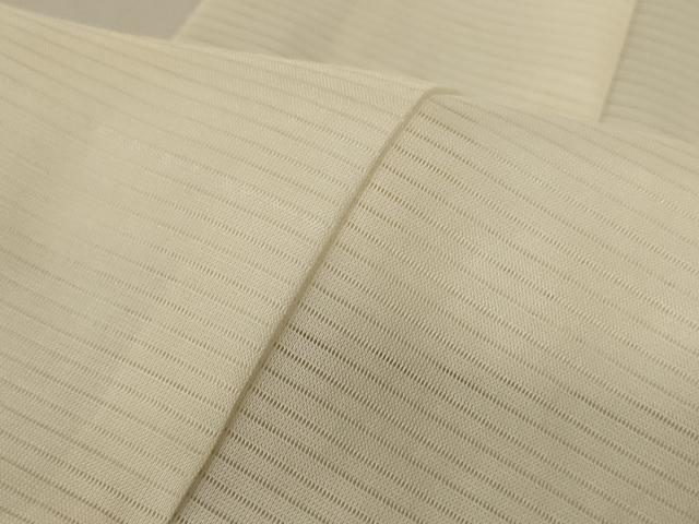 平和屋着物＊夏物　長襦袢　絽　生成り色　正絹　逸品　AABL0783jd