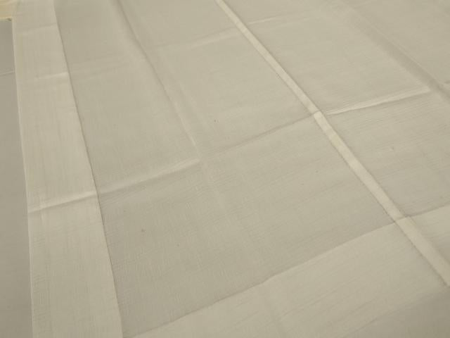 平和屋着物＊夏物　長襦袢　絽縮緬　白色　洗える着物　AABL0790jd
