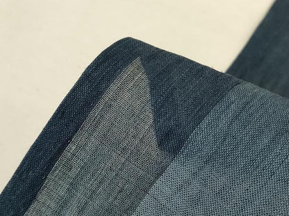 平和屋着物＊夏物　男性　本場小千谷ちぢみ　縞　麻　逸品　AABL0795jd