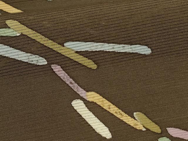 平和屋着物＊夏物　訪問着　絽　ろうけつ染め　抽象文様　正絹　逸品　AABL0805jd