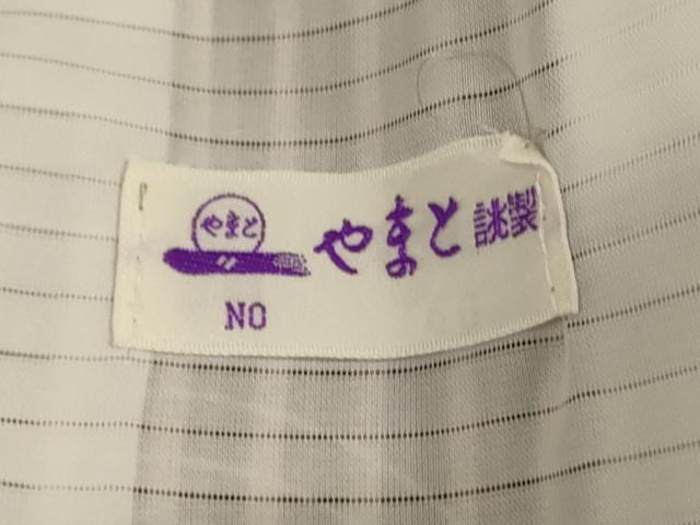 平和屋着物＊夏物　小紋　紗　渦　やまと誂製　洗える着物　AABL0807jd