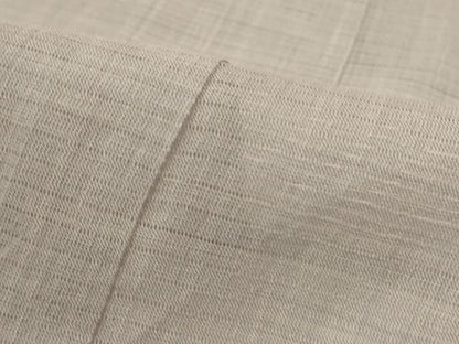 平和屋着物＊夏物　本場小千谷麻絽襦袢　白鼠色　小千谷織物　証紙付き　麻　逸品　AABL0808jd